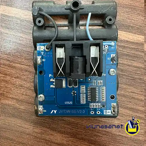 ماژول شارژ باتری ماژول شارژ و محافظ باتری 5 سل (5S BMS) مدل JY-DW-5S-V2.0 مناسب دریل و پیچگوشتی شارژی 21 ولت - Image 1